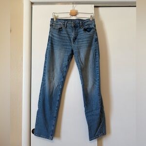 American Eagle Outfitters Light Blue Straight Leg Jeans